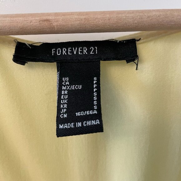 Forever 21 Butter Yellow Floral Embroidered Romper - Picture 4 of 11